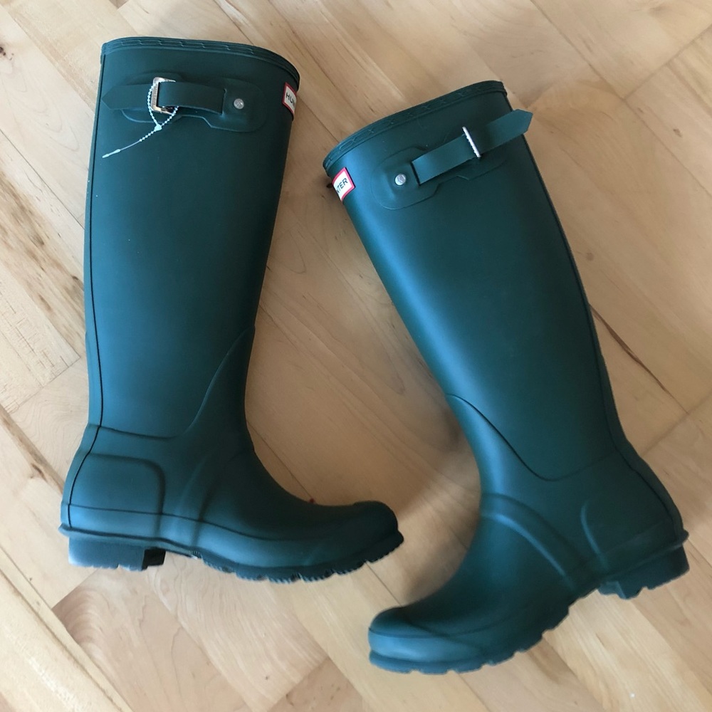 SALE🔥NEW HUNTER WELLINGTON MATTE RAIN BOOTS - Picture 6 of 8